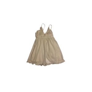 Betsey Johnson Cream Neglige - Women’s Size Small